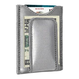 Mens Stewart Stand Magnetic Steel Money Clip Wallet Silver   16893404