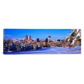 Panoramic Denver City in Winter, 2011, Colorado Photographic Print on