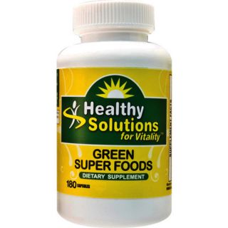Healthy Solutions Green Superfoods Supplement (180 capsules