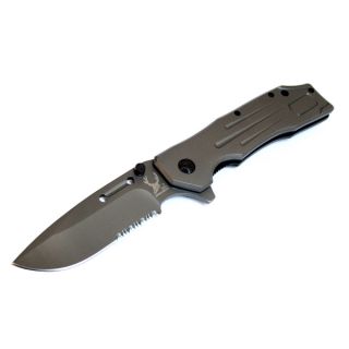 The Bone Edge 8.5 inch Tactical Team Collection Grey Folding Knife