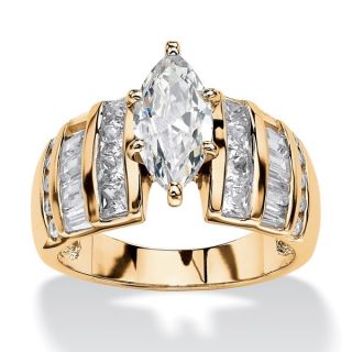 PalmBeach 1.03 TCW Marquise Cut Cubic Zirconia Engagement Anniversary