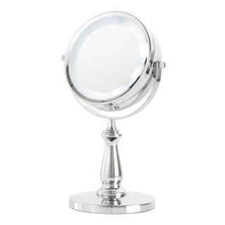 Danielle Chrome 8 inch L.E.D. Vanity Mirror   Shopping   Top