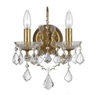 Filmore 2 light Wall Sconce in Antique Gold  ™ Shopping