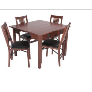 Stakmore Company, Inc. Mission Style Expanding Dining Table