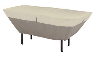 Classic Accessories Belltown Rectangular/Oval Patio Table Cover   Outdoor Furniture Covers