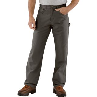 Carhartt Loose Fit Canvas Carpenter Jean — Charcoal, 36in. Waist x 32in. Inseam, Regular Style, Model# B159  Jeans
