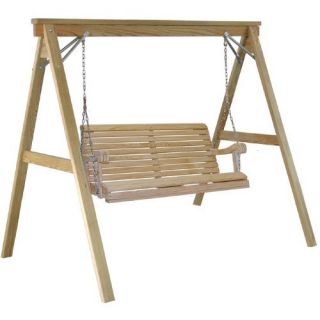 Hershy Way A Frame Pine Wood Porch Swing Stand   Frames & Accessories
