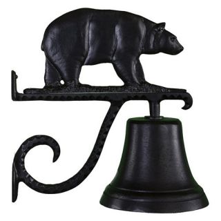 Cast Bell with Black Bear Ornament   Weathervanes