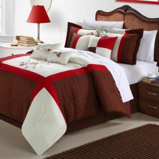 York 8 Piece Comforter Set by Chic Home