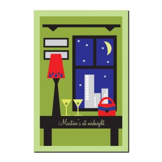 Martinis at Midnight by Grace Riley Graphic Art on Wrapped Canvas