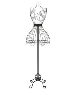 Aspire Home Accents Black Wrought Iron Dress Form   19W x 61H in.   Sculptures & Figurines