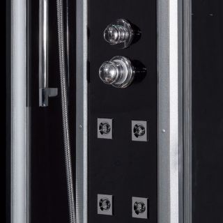 Ariel Bath Platinum 47.7 x 35.4 x 89 Pivot Door Steam Shower with