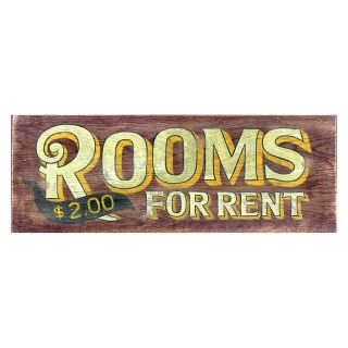 Rooms for Rent Wall Art   20W x 9H in.   Wall Art