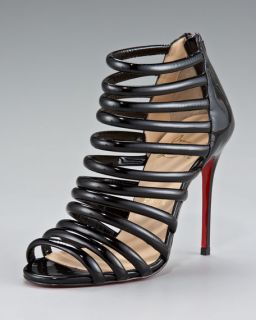 Christian Louboutin Patent String Bootie