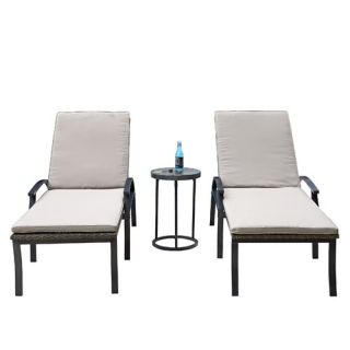 Home Styles Laguna Chaise Lounge with Cushions