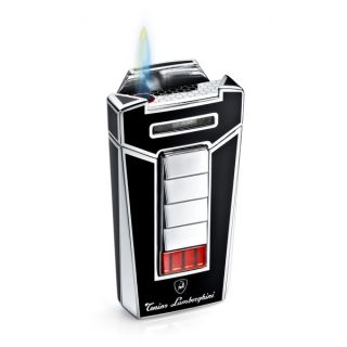 Tonino Lamborghini Aero Black Torch Flame Cigar Lighter (Ships