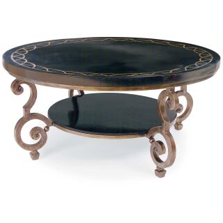 Bernhardt Connery Round Cocktail Table   Coffee Tables