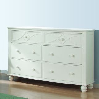 Piston White Modern Cottage 6 drawer Dresser  ™ Shopping