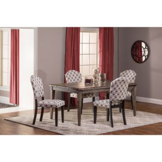 Hillsdale Furnitures Lorient Rectangle Washed Charcoal Grey Dining