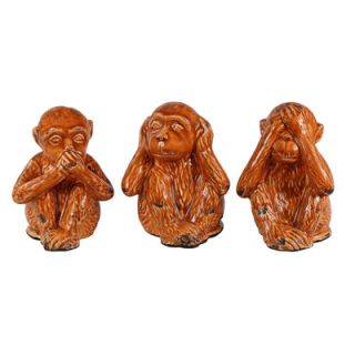 Design Toscano See, Hear, Speak No Evil Monkey Trio Figurine