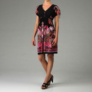 Emma & Michele Womens Drawstring Sleeve Dress  ™ Shopping