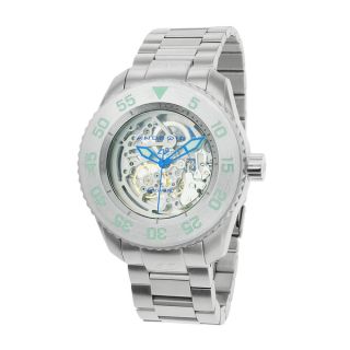 Android Mens Silver Divemaster Maxjet Skeleton Automatic Watch