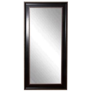 American Made Rayne Grand Black with Aged Silver Liner Floor Mirror
