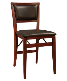 Linon Keira Padded Folding Dining Chairs   Set of 2   Kitchen & Dining Room Chairs
