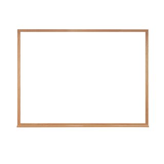 Wood Frame Non Magnetic Whiteboard