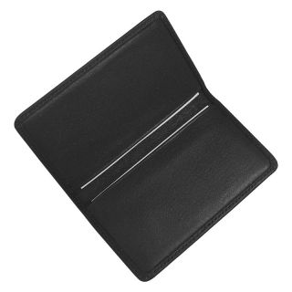 Royce Leather Business Card Case   Black   Office Desk Accessories