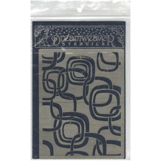 Dreamweaver Metal Stencil 5inX7.875inPop Rectangles