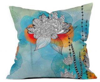 DENY Designs Iveta Abolina Coral Outdoor Throw Pillow   Decorative Pillows