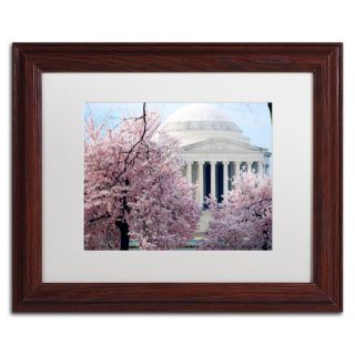 CATeyes Cherry Blossoms 2014 7 White Matte, Wood Framed Wall Art