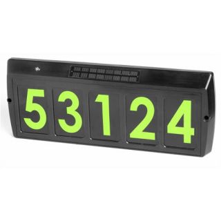 Gama Sonic Solar Charged Address Plaque