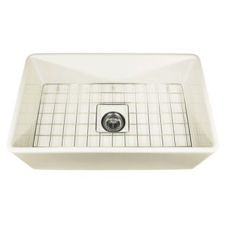 Cape 30.25 x 18 Bisque Fireclay Farmhouse Kitchen Sink by Nantucket