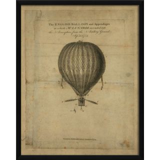 Blueprint Artwork The English Balloon and Appendages Wall Art