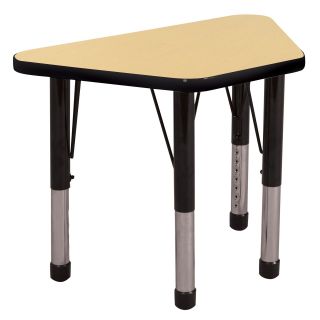 ECR4KIDS 18 x 30 in. Learning Adjustable Activity Table   Chunky   Daycare Tables & Chairs