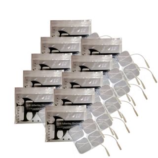 TENS Premium White Electrodes 2 x 2 Square (Pack of 40)   14957893