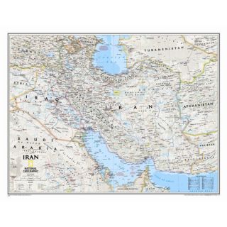 Iran Classic Wall Map
