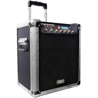 Pyle PCMX260MB Battery Powered Portable PA System w/ USB/SD/ Inputs