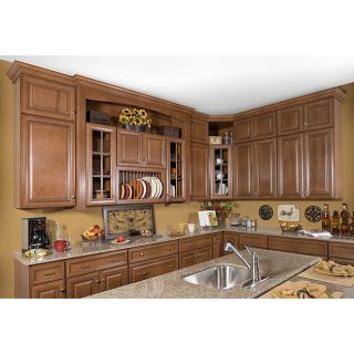 Honey Stain/Chocolate Glaze Wall Kitchen Cabinet (30 x 42)  