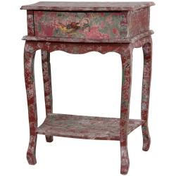 Rustic Red End Table (China)   Shopping Coffee
