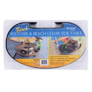 Mr. Bar B Q Deluxe Relaxer and Beach Chair Side Table