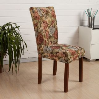 Luxury Comfort Classic Floral Print Print Parson Chairs (Set of 2)