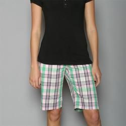 Golftini Womens Pink/ Green Plaid Golf Shorts  ™ Shopping