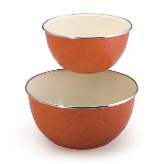 Paula Deen Orange 2 piece Mixing Bowl Set  ™ Shopping