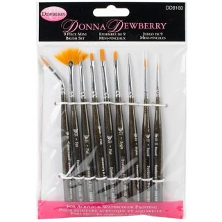 Donna Dewberry Mini Brush Set 9pc     Shopping   The Best
