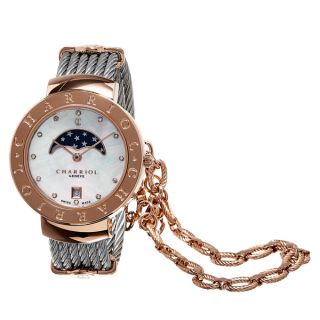 Charriol Womens ST35CP.560.010 St Tropez Mother of Pearl Diamond