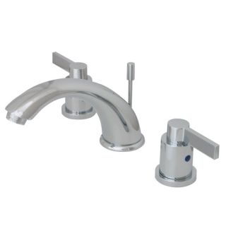 NuVo Fusion Double Handle Widespread Bathroom Sink Faucet with Retail