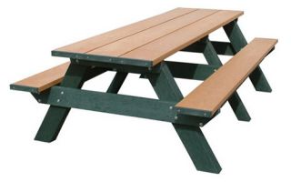 Polly Products Standard Recycled Plastic Picnic Table   Picnic Tables